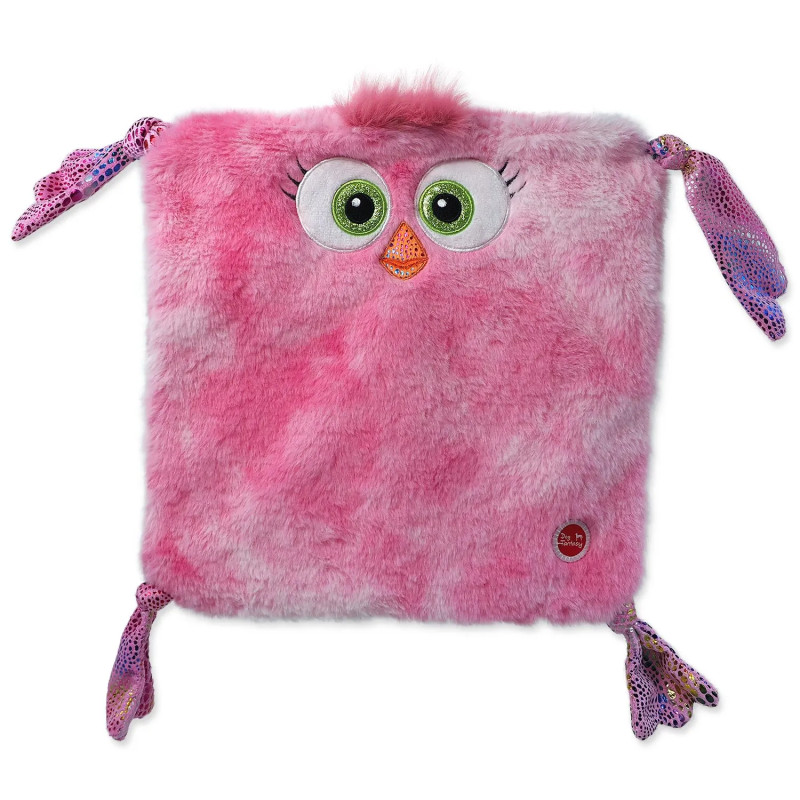 Igrača Dog Fantasy Monsters šušteča kvadratna kokoš rožnata 28 cm