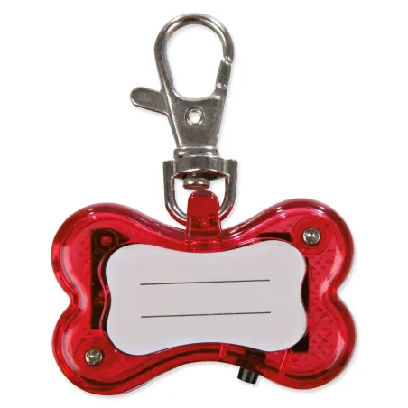 Obesek Trixie blikajoč v obliki kosti 4,5x2cm