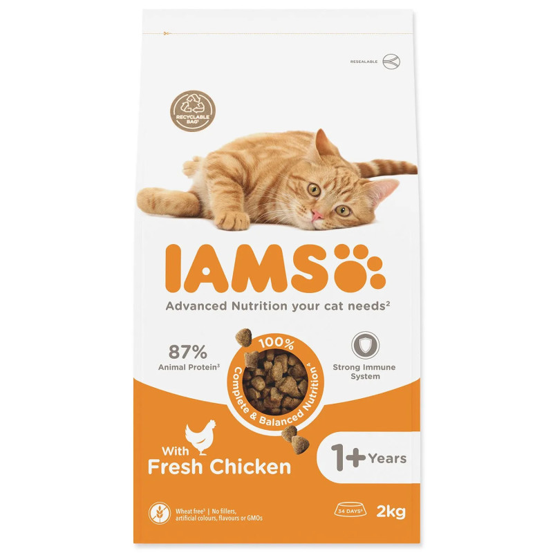 Hrana IAMS Cat Adult Chicken 2 kg