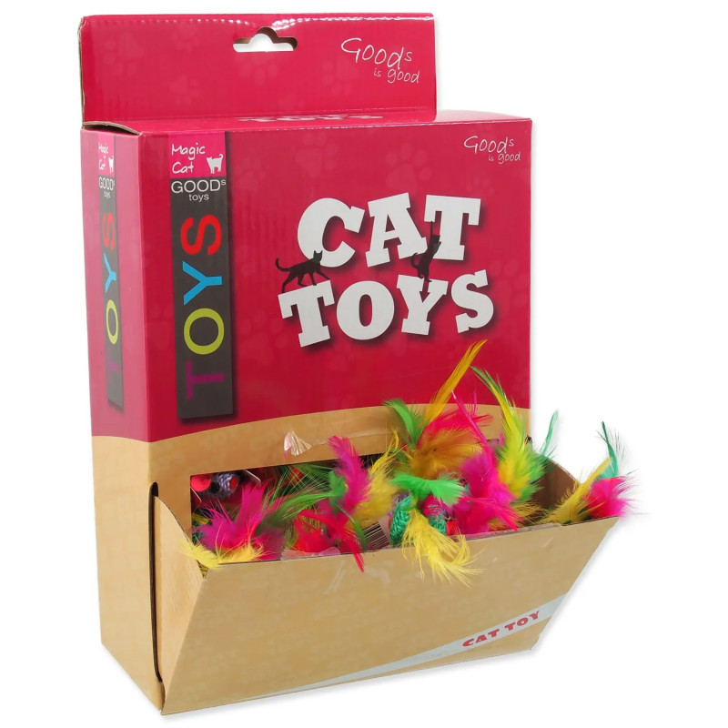 Igrača Magic Cat miška iz bombaža 6 cm 80 kosov