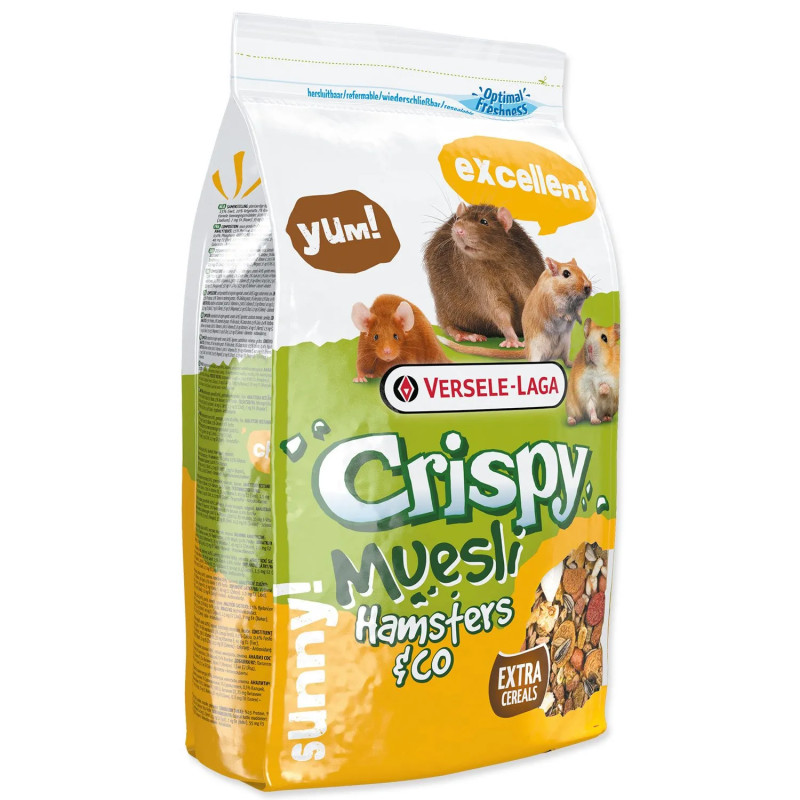 Hrana Versele-Laga Crispy Muesli hrček & druščina 1kg