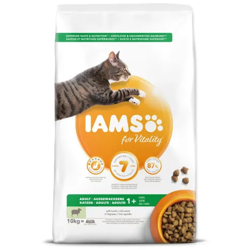 Hrana IAMS Cat Adult Lamb 10 kg