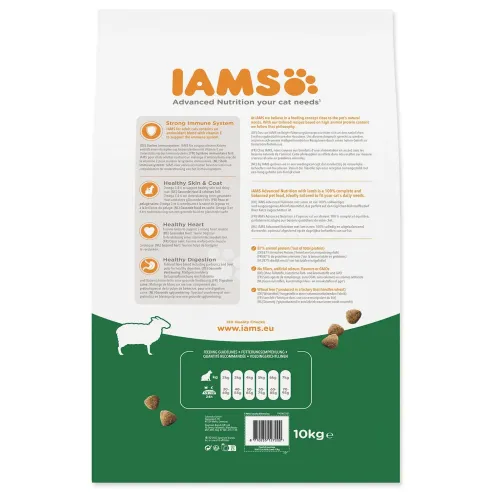 Hrana IAMS Cat Adult Lamb 10 kg