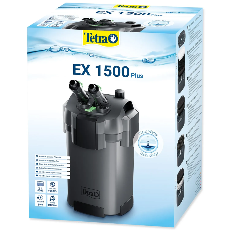 Filter Tetra EX 1500 Plus zunanji, 1030l/h