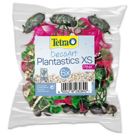 TETRA Plantastics XS rastline rožnate 6 kos
