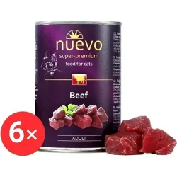 NUEVO cat Adult Govedina pak. 6 x 400 g konzerva