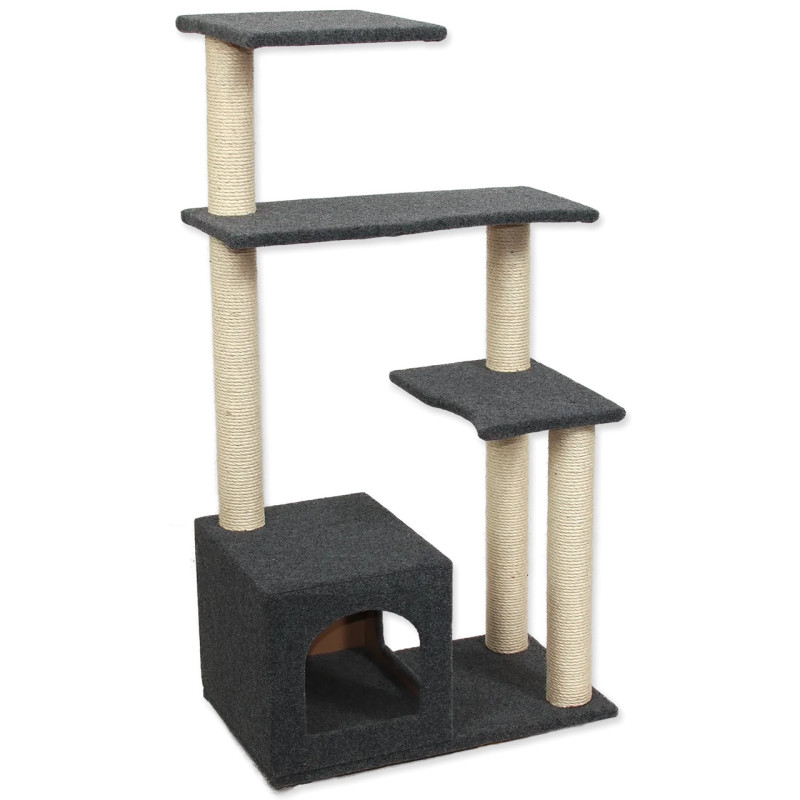 POČIVALNIK MAGIC CAT LEONA PREPROGA SIVA 114 CM