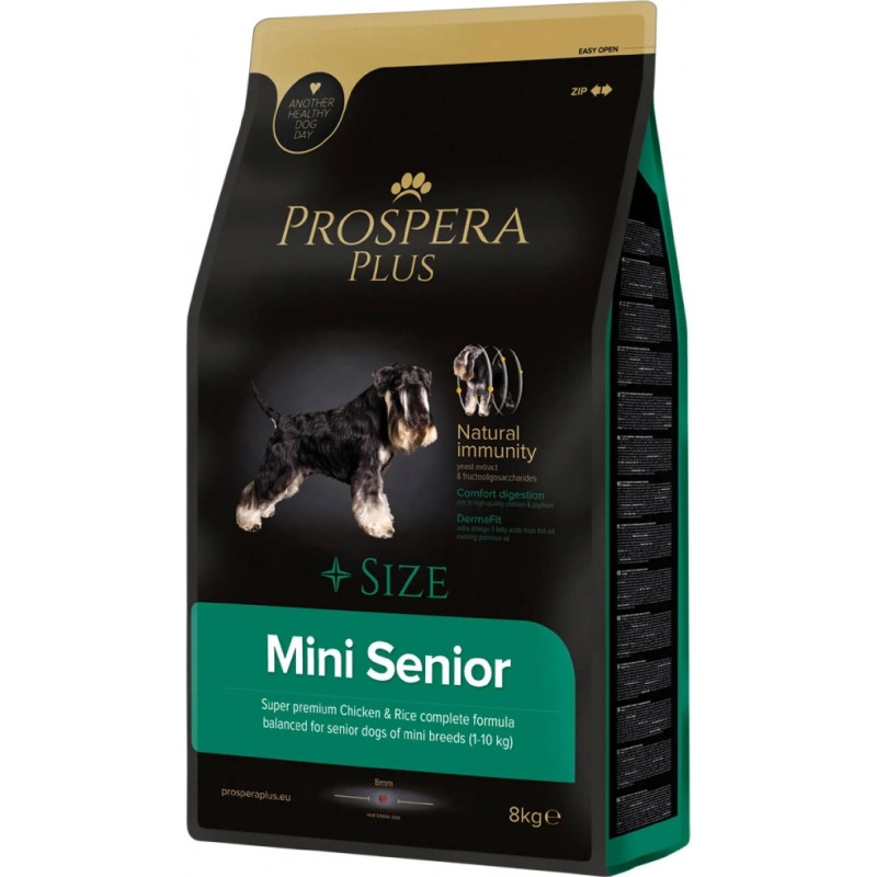 Hrana Prospera Plus Mini Senior piščanec z rižem 8kg