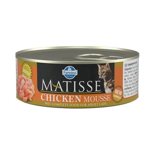Farmina MO P MATISSE cat piščančja pena (mousse), konzerva 85 g