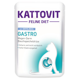 Vrečka Kattovit Gastro raca in riž 85 g