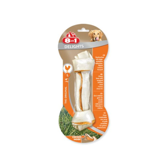 Poslastica 8in1 Delights žvečilna kost L