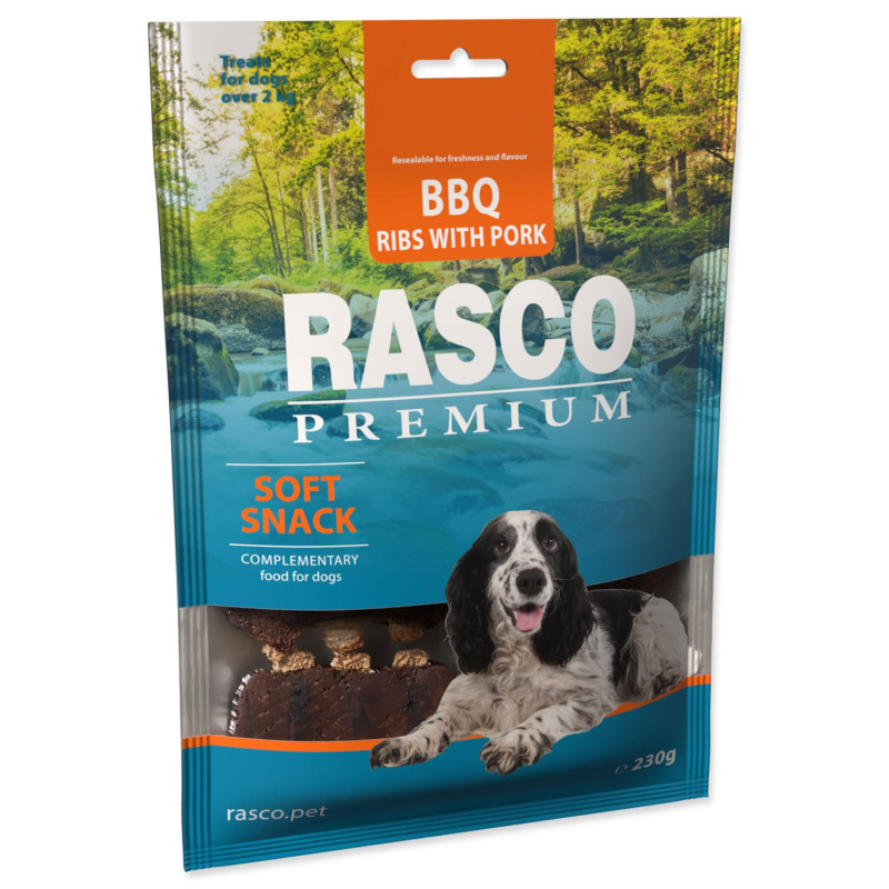 Prigrizek Rasco Premium BBQ Svinjska rebra 230 g