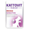 Vrečka Kattovit sensitive piščanec in raca 85 g