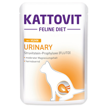 Vrečka Kattovit Urinary piščanec 85g