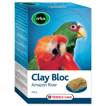 Glineni blok Versele-Laga Clay Bloc Amazon River za večje papige 550g