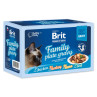 Vrečica Brit Premium by Nature fileti v omaki Family Plate 12 x 85 g
