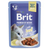 Kapsica Brit Premium by Nature goveji fileti v želeju 85g