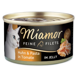 Konzerva Miamor Feine Filets Adult piščanec s testeninami v želeju 100 g