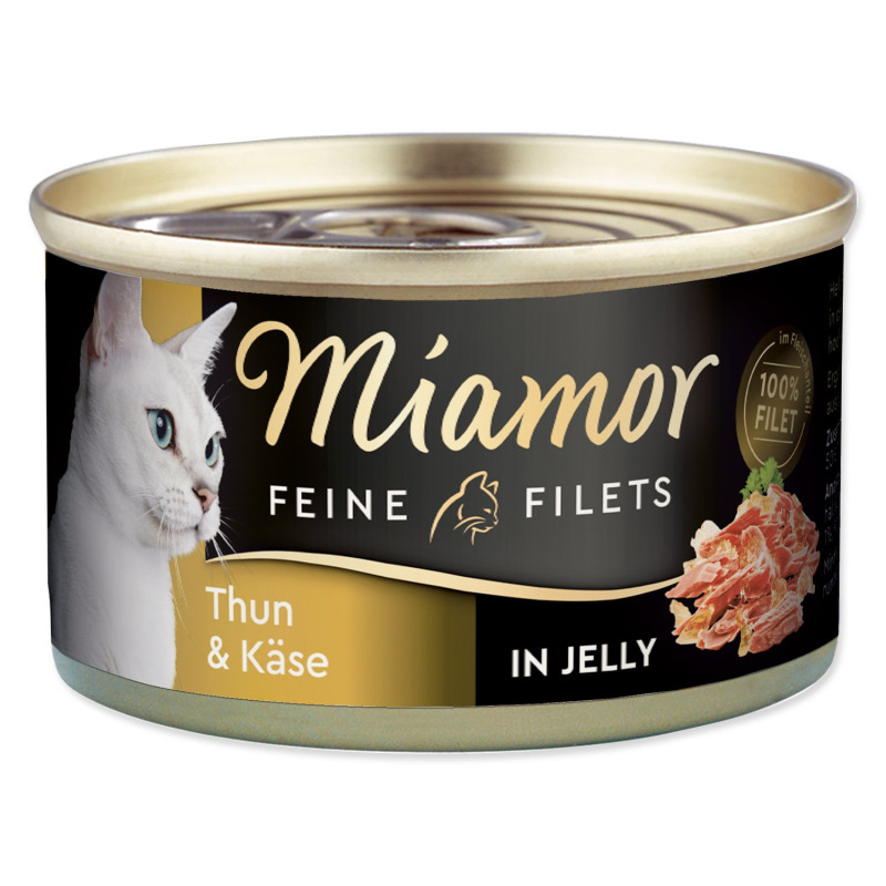 Konzerva Miamor Feine Filets Adult tuna s sirom v želeju 100g