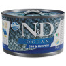 Konzerva N&D Dog Ocean Treska in buča 140 g