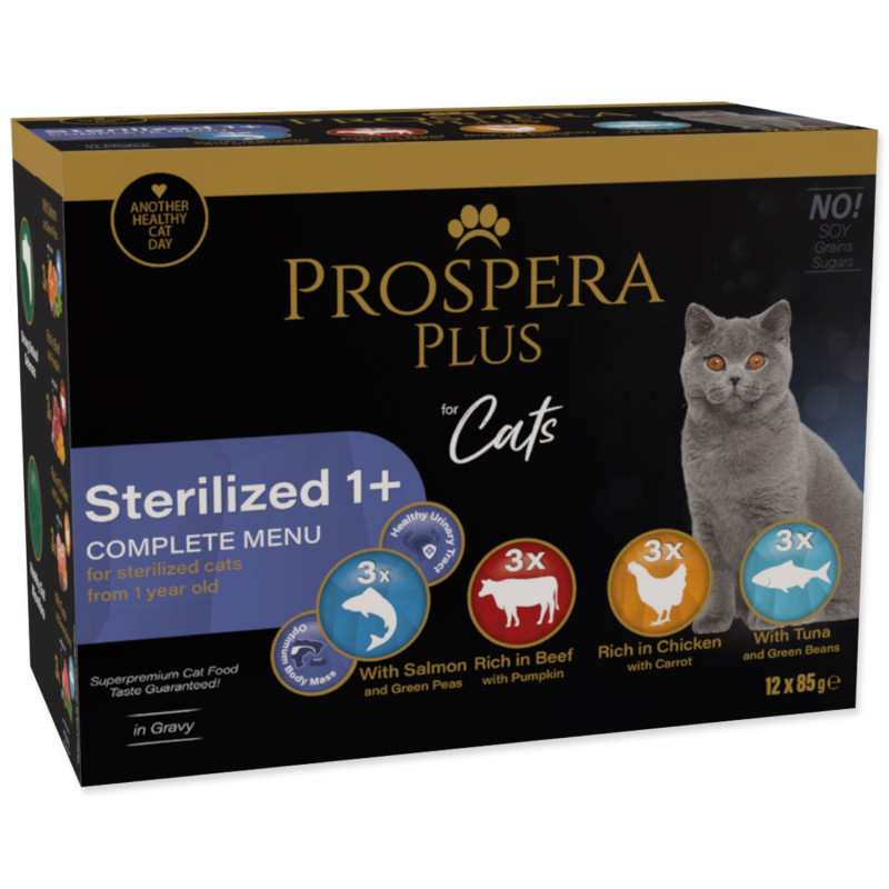 Prospera cat vrečka Adult Sterilized 12 x 85 g