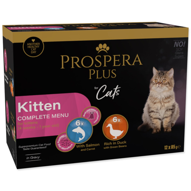 Vrečka Prospera Plus za muce, 12 x 85 g