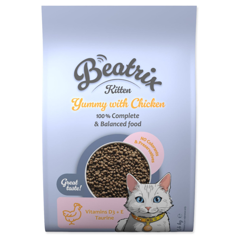 Beatrix Kitten s piščančjim mesom 1,4 kg