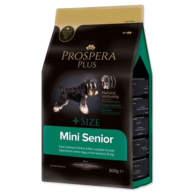 Hrana Prospera Plus Mini Senior piščanec z rižem 0,8kg