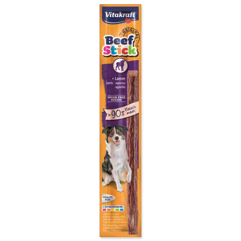 Poslastica Vitakraft Beef Stick jagnje, palčka 12g