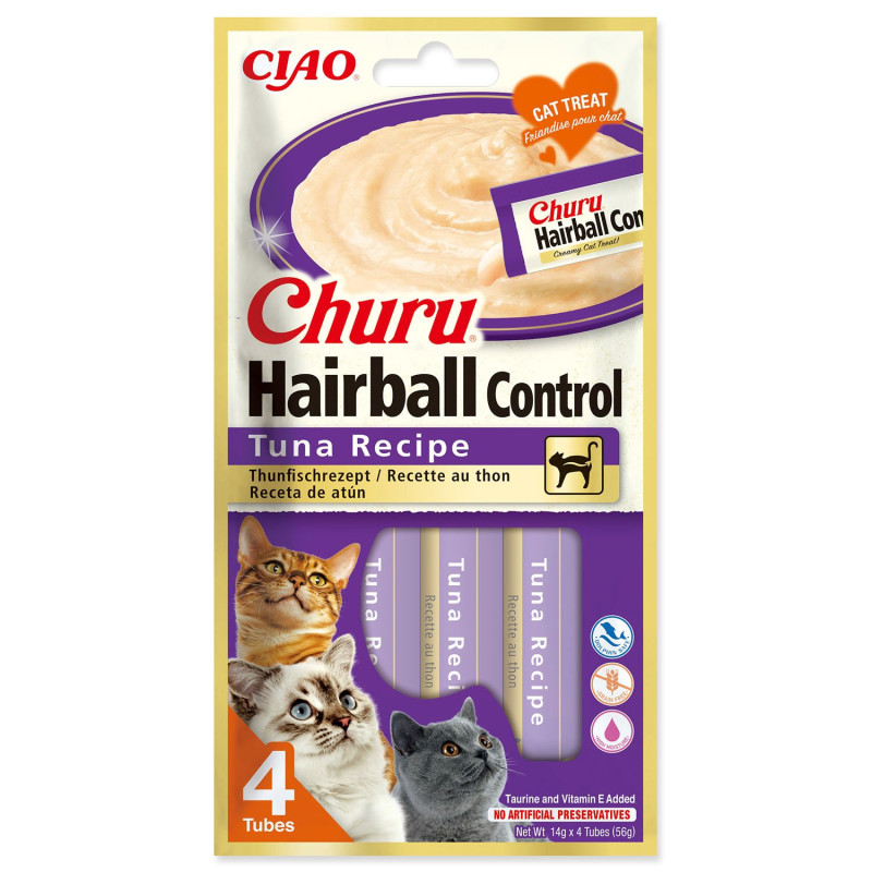 Posladek Churu Hairball tuna 4x14g
