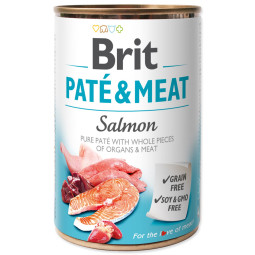 Konzerva Brit Paté & Meat losos 400 g