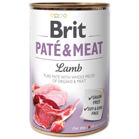 Konzerva Brit Paté & Meat jagnje 400 g