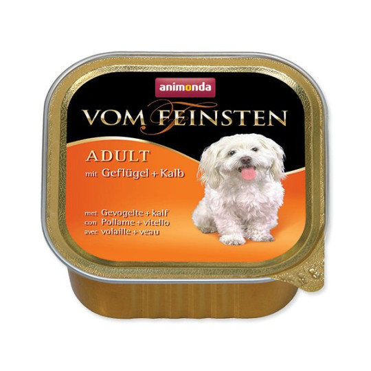 Pašteta Animonda Vom Feinstein Adult perutnina in teletina 150g
