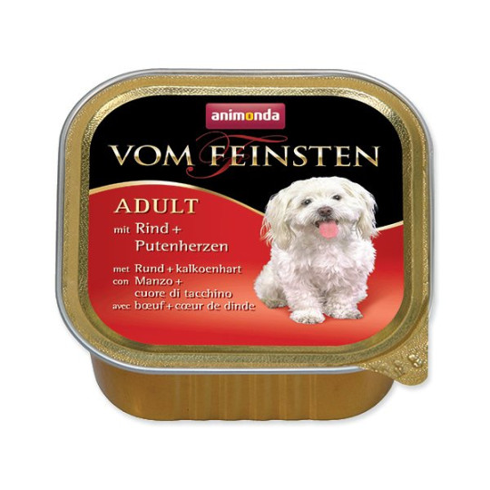 Pašteta Animonda Vom Feinstein Adult goveje in puranje srce 150g