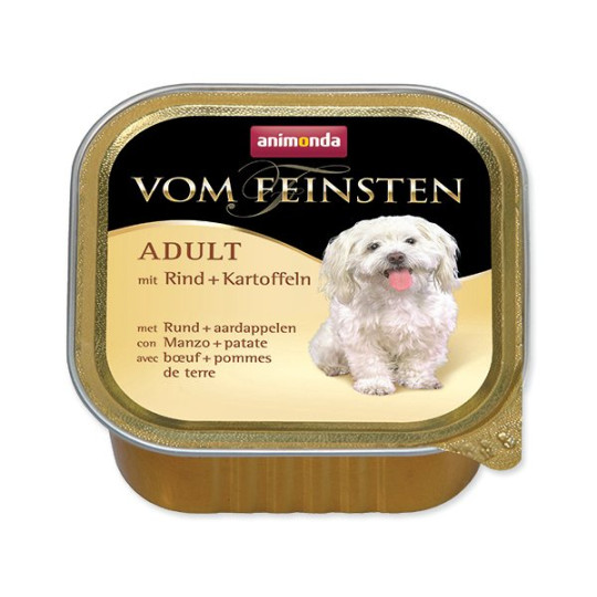 Pašteta Animonda Vom Feinstein Adult govedina s krompirjem 150g