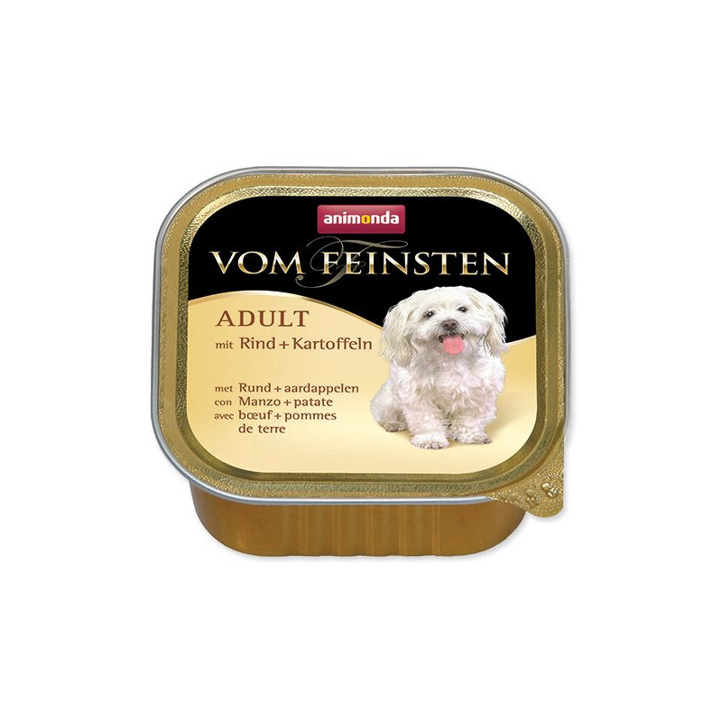 Pašteta Animonda Vom Feinstein Adult govedina s krompirjem 150g