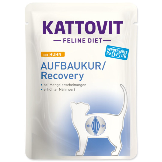 Vrečka Kattovit Recovery piščanec 85g