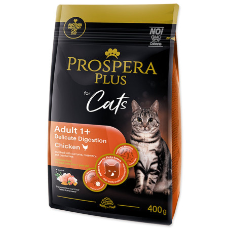 Hrana Prospera Plus Adult 1+ Piščanec — za občutljivo prebavo 0,4kg
