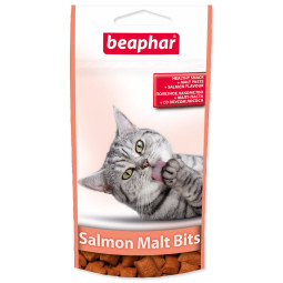 Prigrizek Beaphar Malt Bits losos 35 g