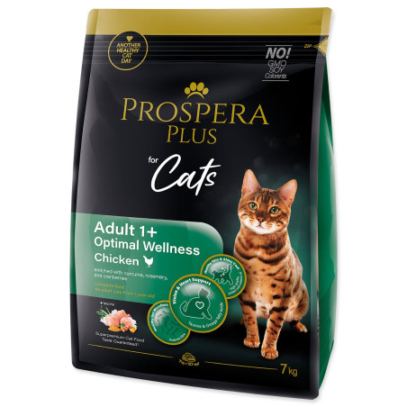 Hrana Prospera Plus Adult 1+ s piščancem Optimal Wellness 7kg
