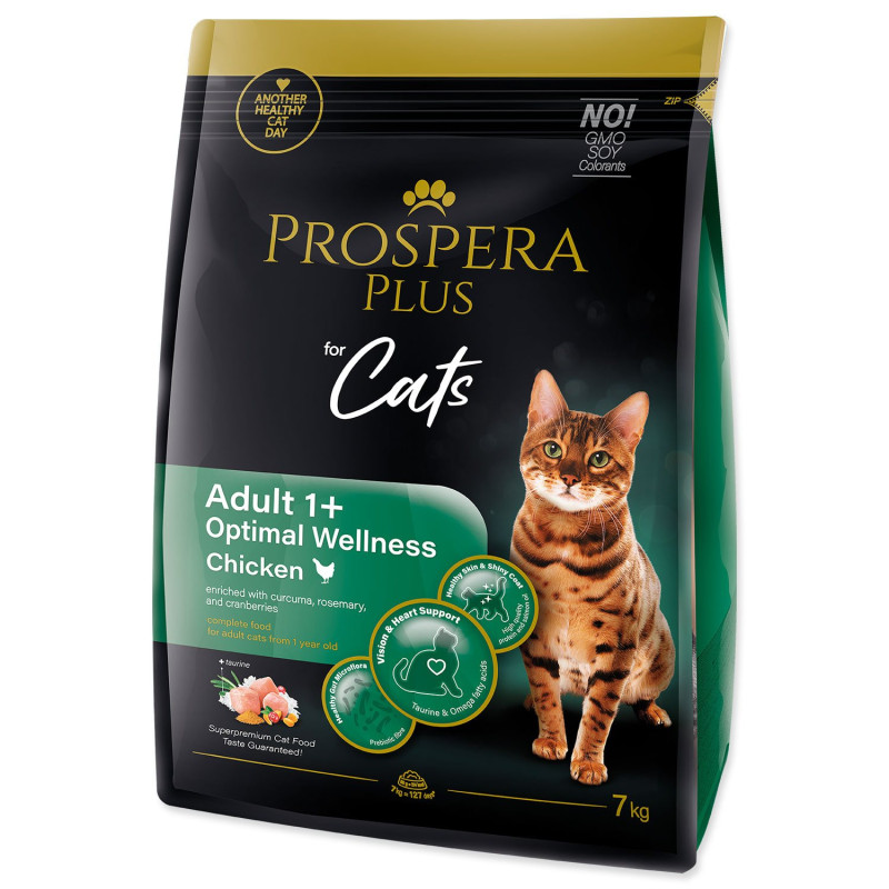 Hrana Prospera Plus Adult 1+ s piščancem Optimal Wellness 7kg