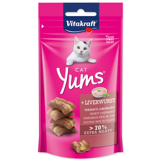 Prigrizek Vitakraft Cat Yums z jetrcem 40g