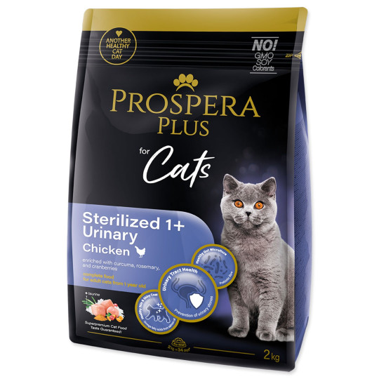 Hrana Prospera Plus Sterilized 1+ Piščanec Urinarna 2kg