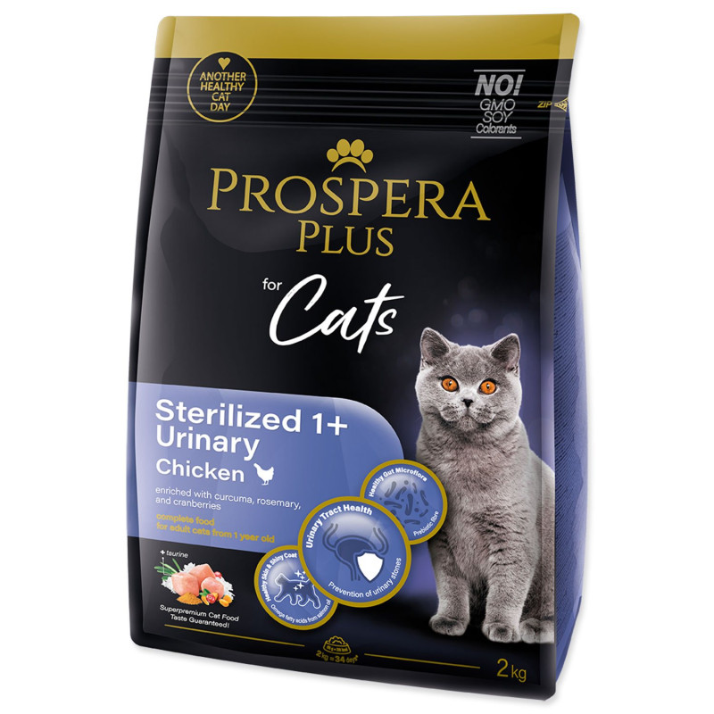 Hrana Prospera Plus Sterilized 1+ Piščanec Urinarna 2kg