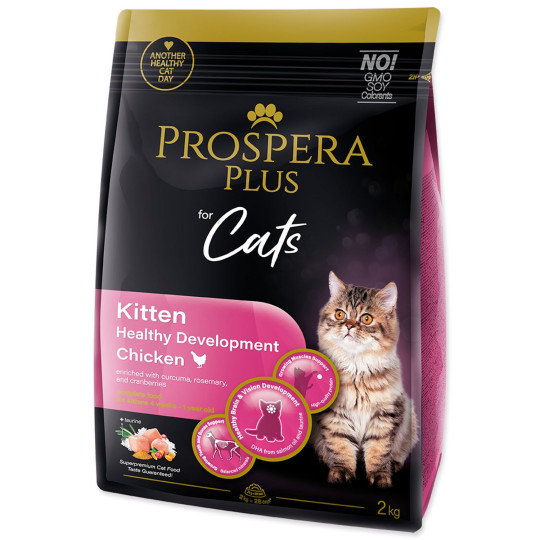 Hrana Prospera Plus Kitten Chicken — za zdrav razvoj, 2 kg
