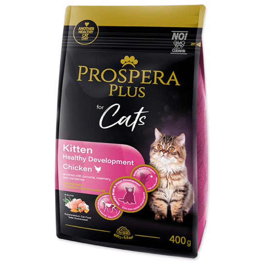 Hrana Prospera Plus za mucke, piščanec, zdrava rast 0,4kg