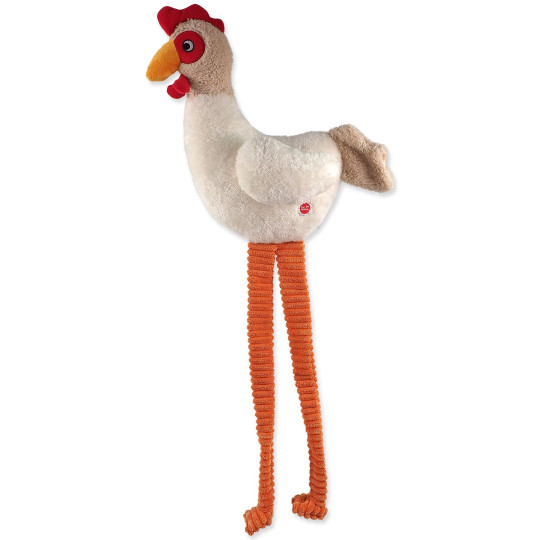 Igrača Dog Fantasy Jumbo kokoška, s piščalko in šuštanjem, 80 cm