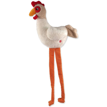Igrača Dog Fantasy Jumbo kokoška, s piščalko in šuštanjem, 80 cm