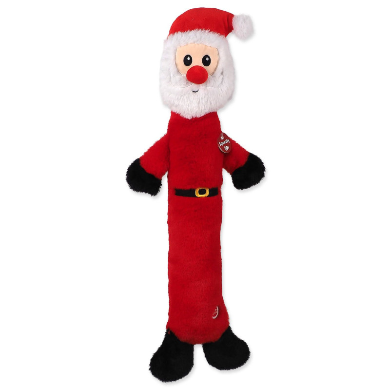 Igrača Dog Fantasy Winter Tale Santa, plišasta, s piščalko, 58 cm