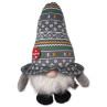 Igrača Dog Fantasy Winter Tale palček s piščalko, siv, 30 cm